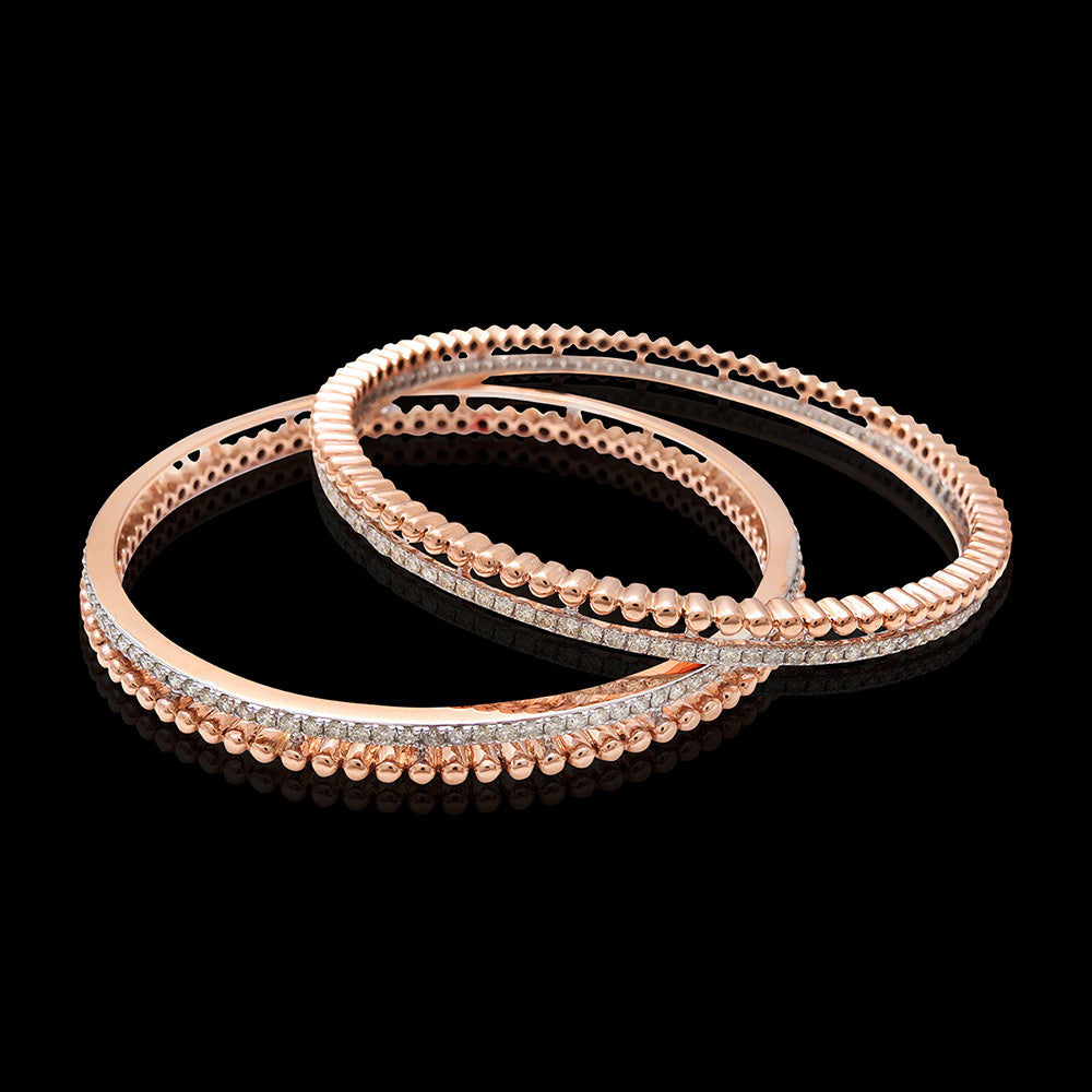 Artificial sale diamond bangles